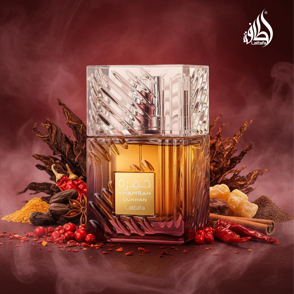 Khamrah Dukhan for Unisex Eau De Parfum Spray, 3.4 Ounce / 100 Ml