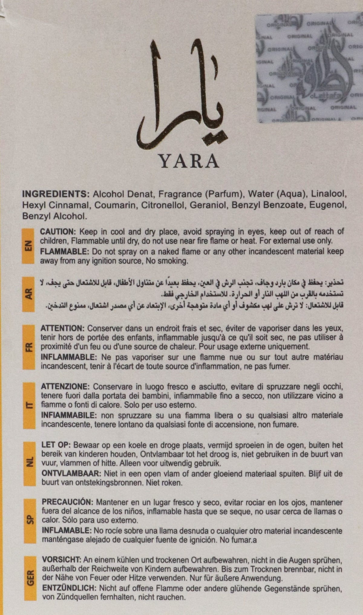 Yara Tous EDP-100 Ml( 3.4 Oz)By  for Women-Women'S Mango and Floral Perfume