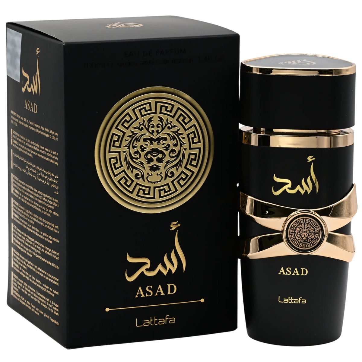 Asad by Lattafa Perfume for Unisex EDP 3.3 / 3.4 Oz New in Box
